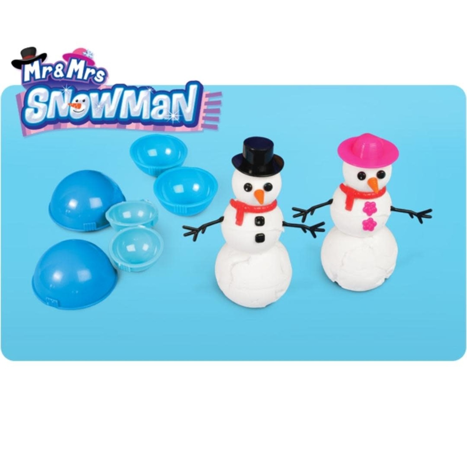 Floof Mr & Mrs Snowman Bucket - Mudpuddles Toys and Books