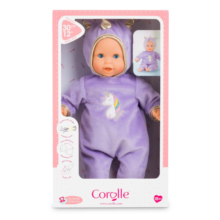 Corolle Unicorn Calin Doll 12"