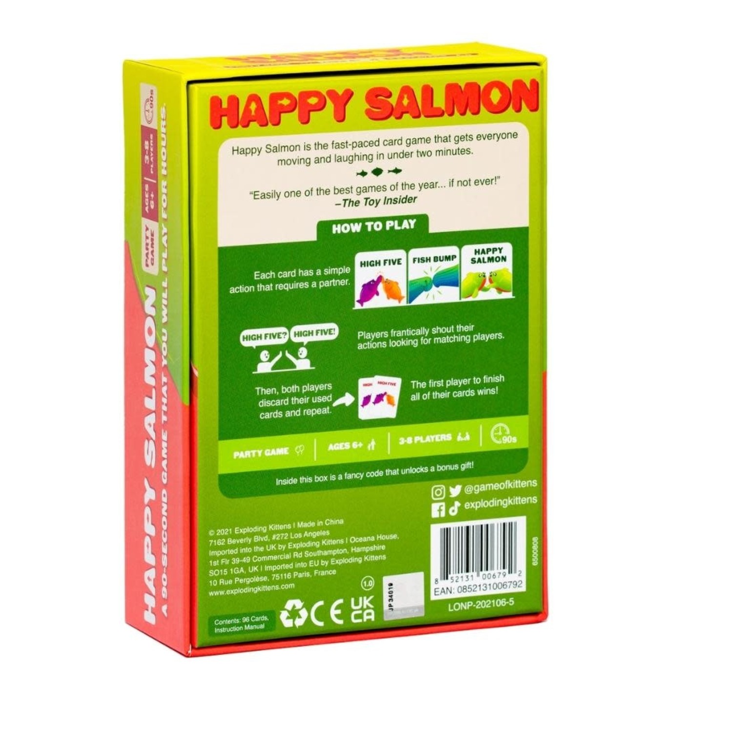 Happy Salmon Card Game - Raff and Friends