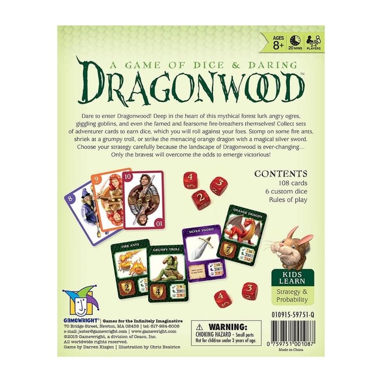 Gamewright Dragonwood Game