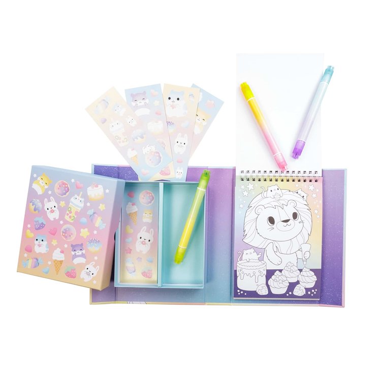 Tiger Tribe Kawaii Cafe Coloring Set