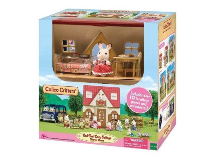 Calico Critters Red Roof Cozy Cottage Home CC
