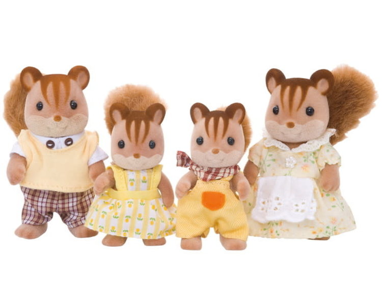 Calico Critters Calico Critters Walnut Squirrel Family