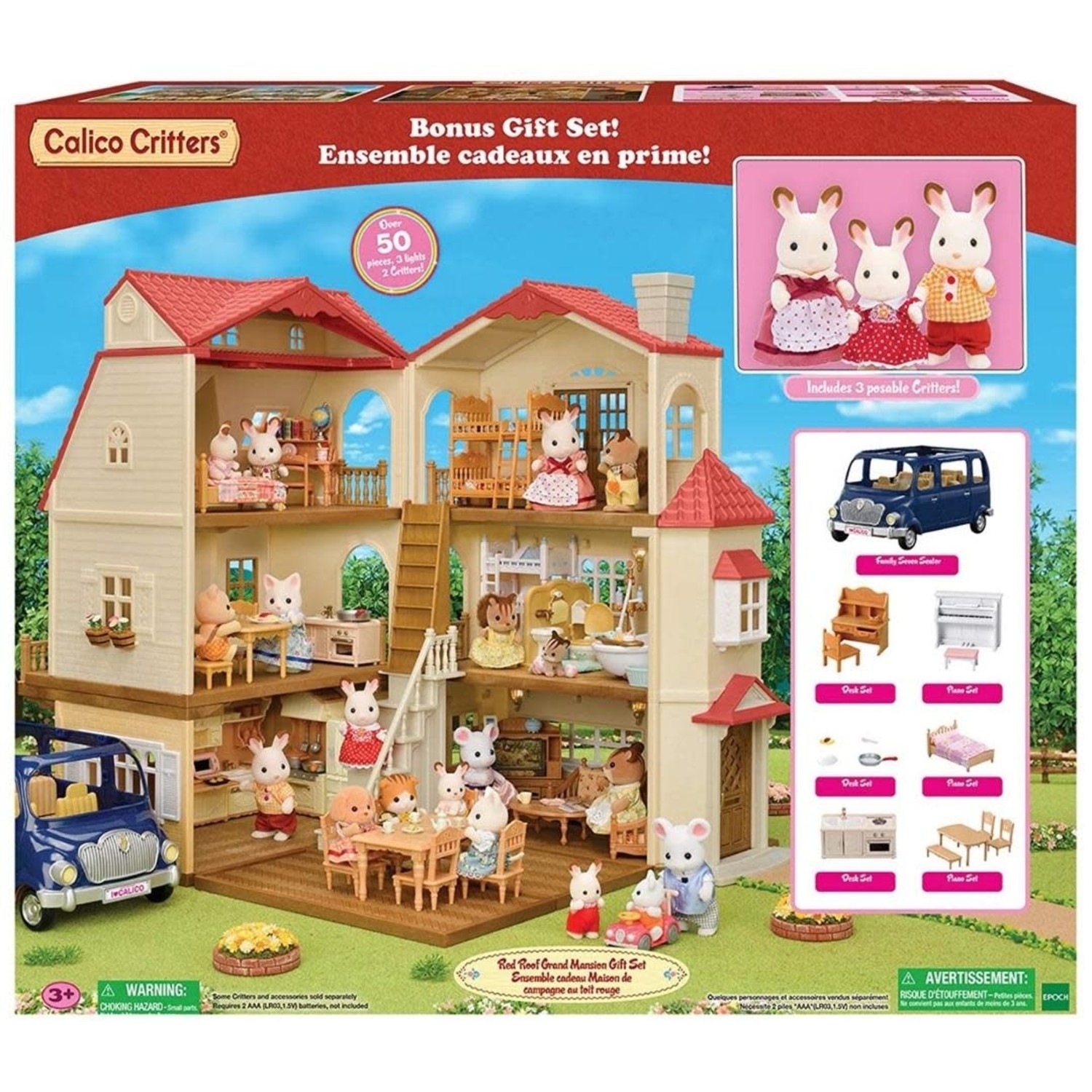  Calico Critters Kitchen Playset - Create Delicious Meals with  Your Critters : Toys & Games