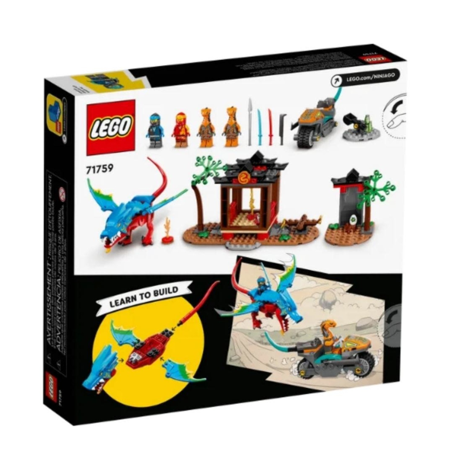 Ninja Dragon Temple LEGO Mudpuddles Toys and Books
