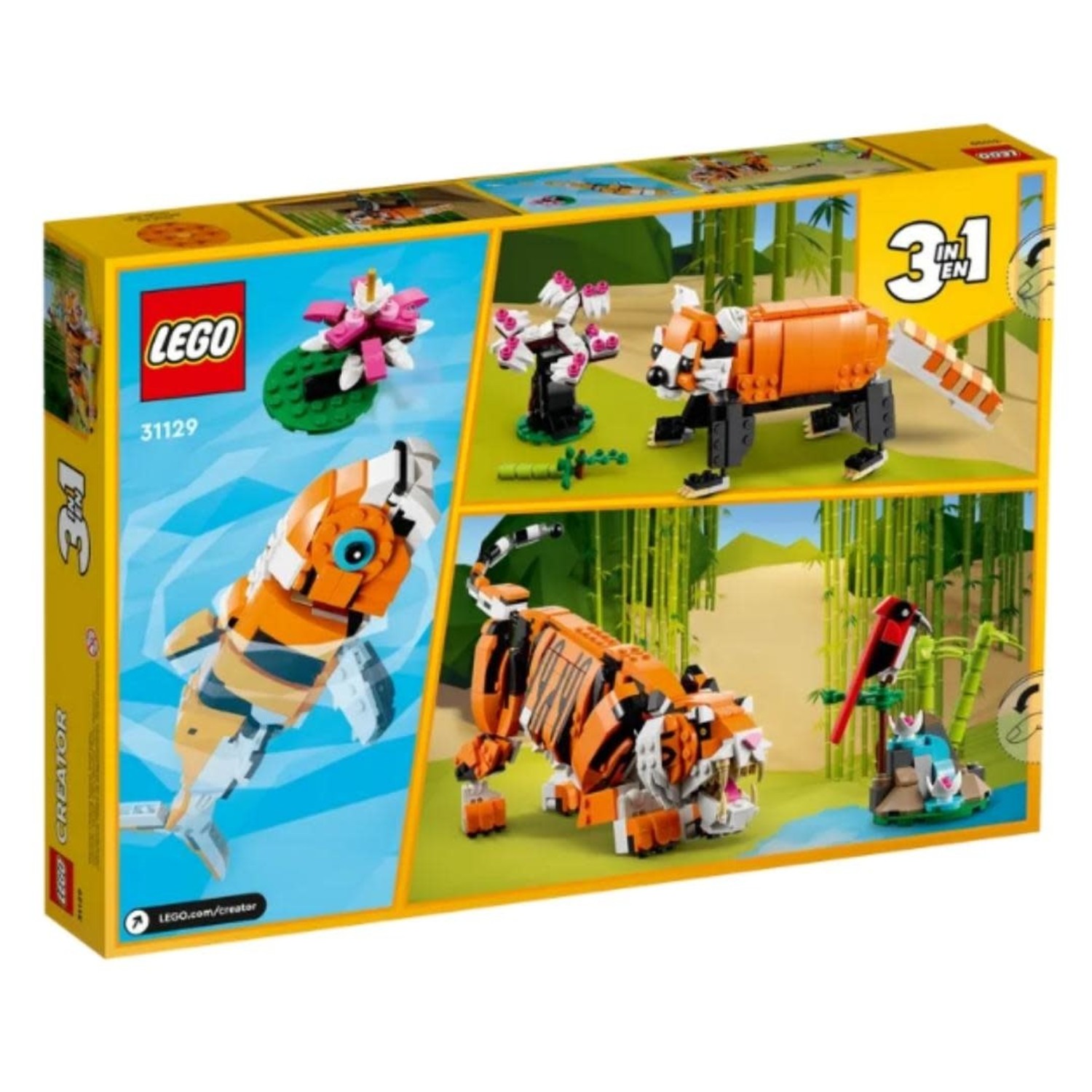 Majestic Tiger Creator LEGO Mudpuddles and Books