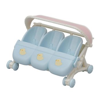 Calico Critters Triplets Stroller