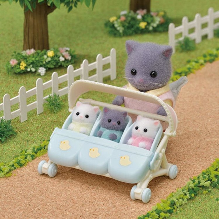 Calico Critters Calico Critters Triplets Stroller