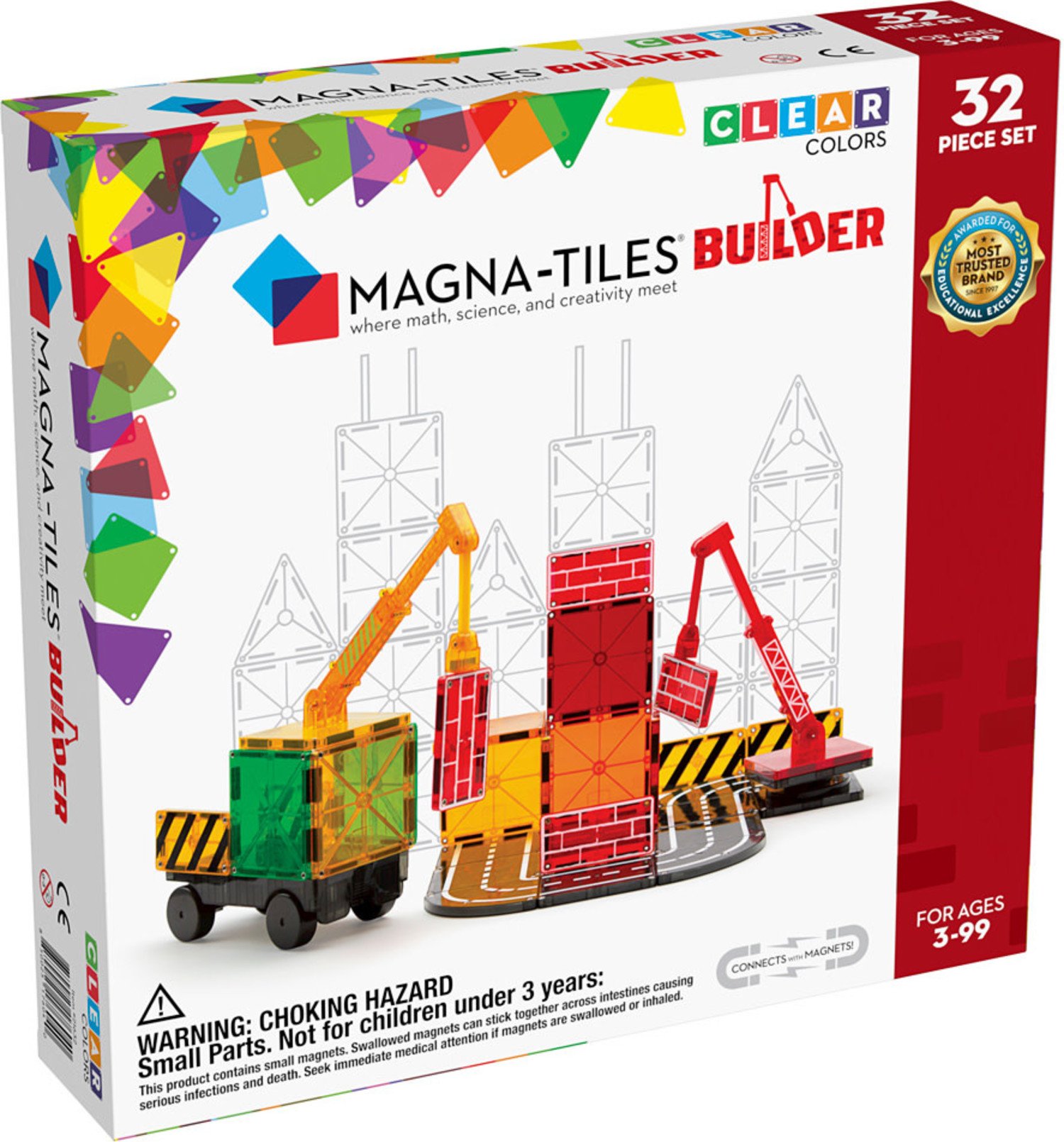 Magna-Tiles Builder 32 pc - Mudpuddles Toys and Books