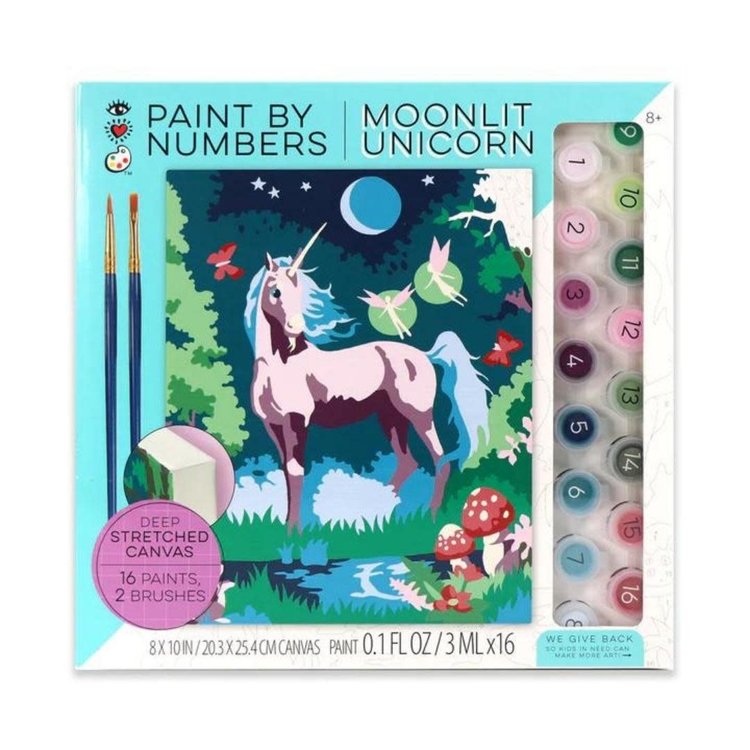 Moonlit Unicorn Paint by Number