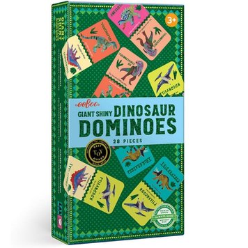 Eeboo Giant Shiny Dinosaur Dominoes