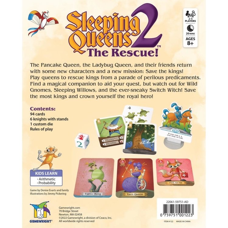 Gamewright Sleeping Queens 2: The Rescue!