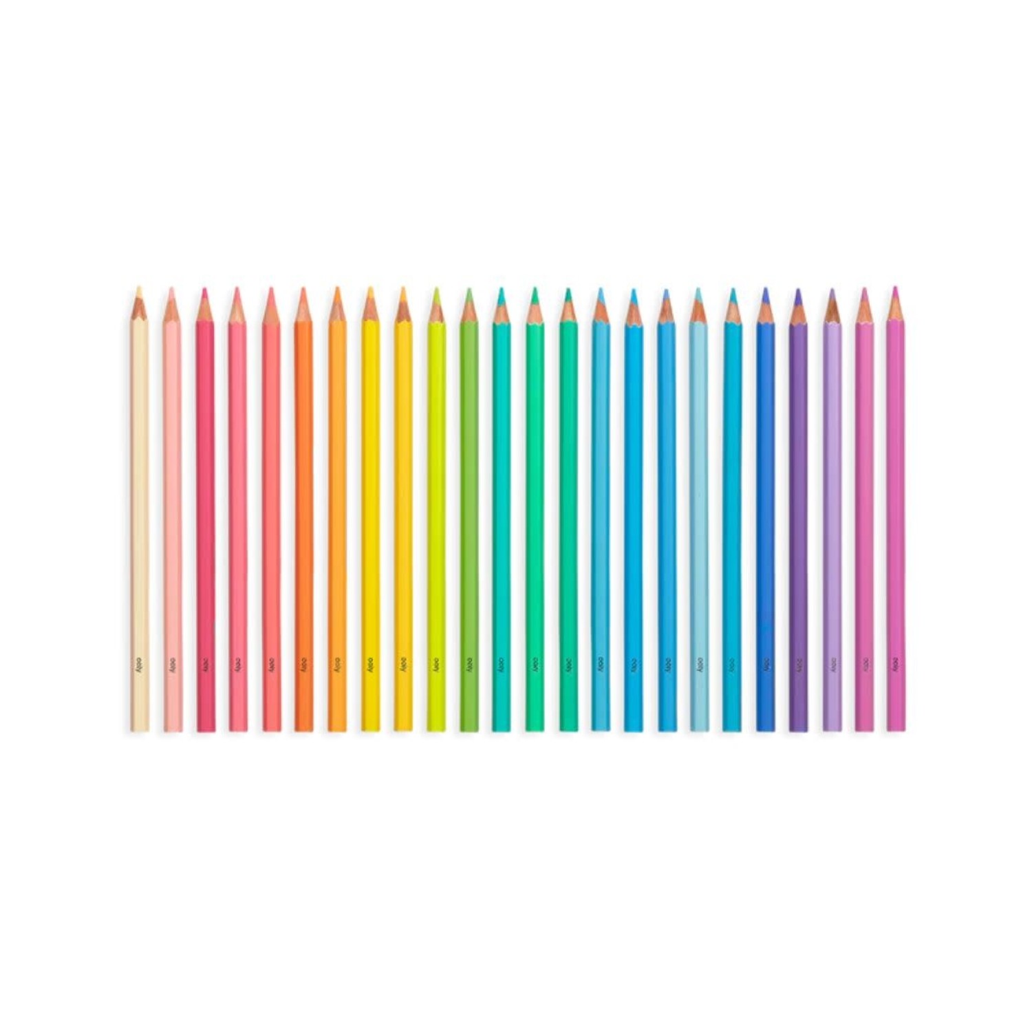 OOLY, Rainbow Doodlers Twist-Up-colored pencils (36 pieces)