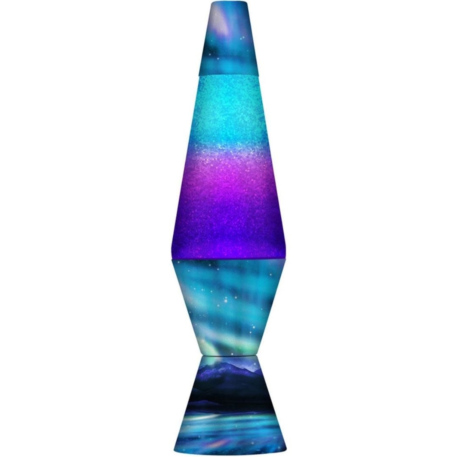 Northern Lights Glitter Lava Lamp 14.5 - Wit & Whimsy Toys