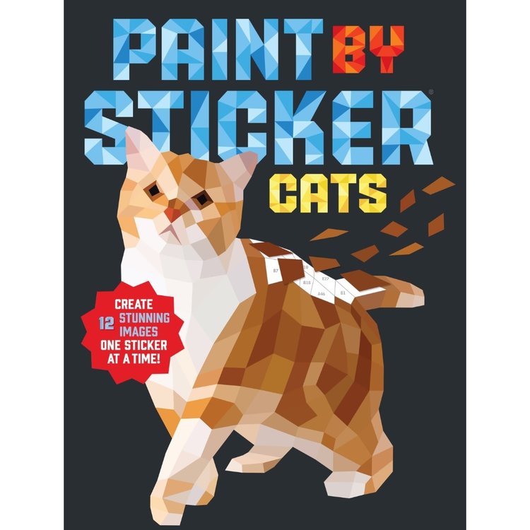 Workman Publishing Co Paint By Sticker Cats