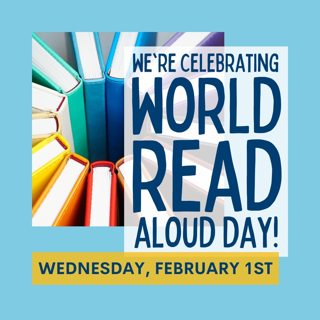 What's new at MudPuddles? We're celebrating World Read Aloud Day with