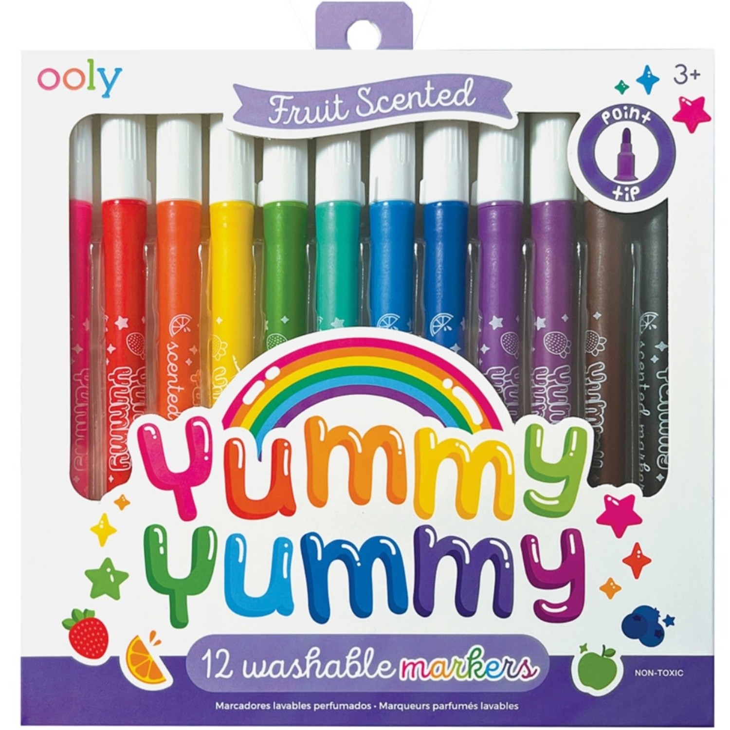  GC QUILL 12PCS Watercolor Scented Markers Smelly Pens Fruit  Markers Scented Colored Pen Fun Fruity And Delightful-GSP12 : Arts, Crafts  & Sewing