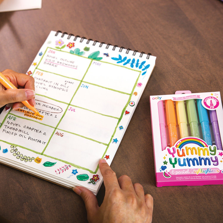 Ooly Yummy Yummy Scented Highlighters Set of 6