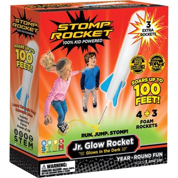 Stomp Rocket Stomp Rocket Junior Glow with Extra Rockets
