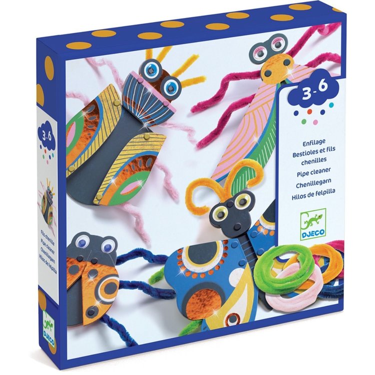 Djeco Fuzzy Bugs 3D Collage