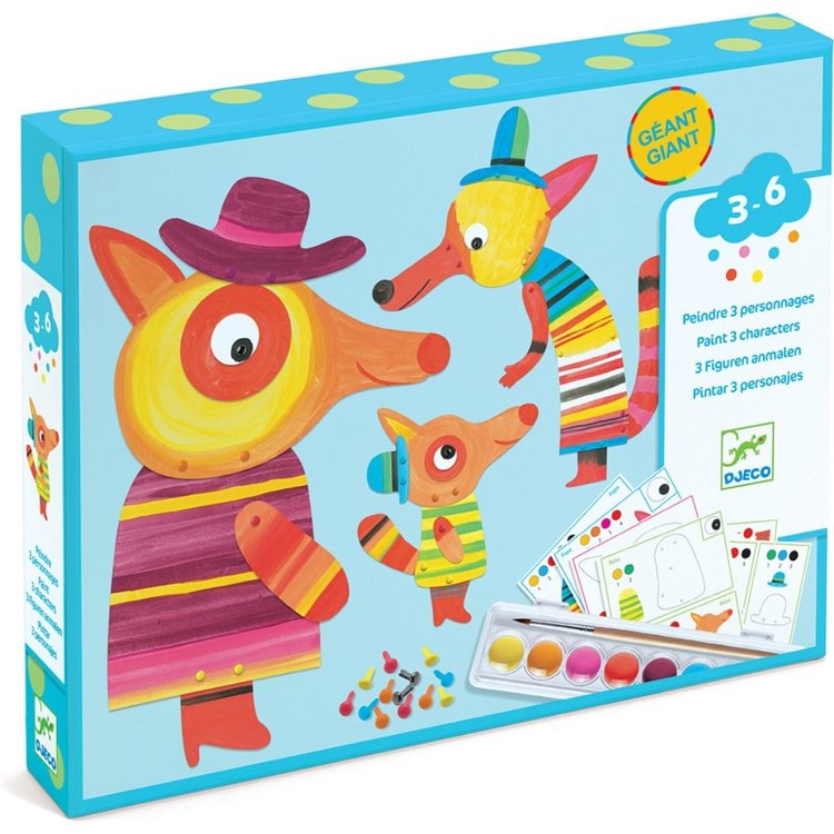Djeco SALE! Fox Family Watercolor Kit