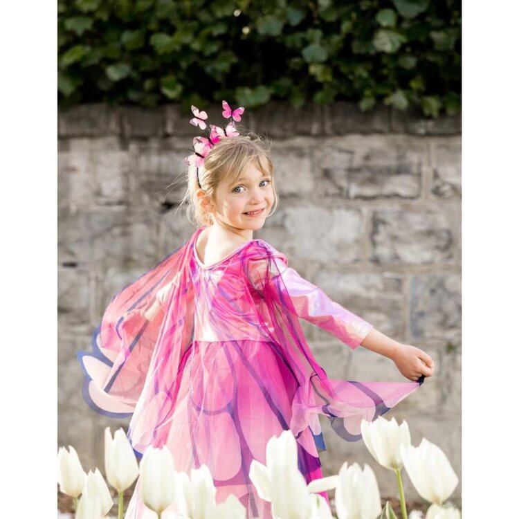 Great Pretenders Butterfly Twirl Dress with Wings, Pink, Size 5-6