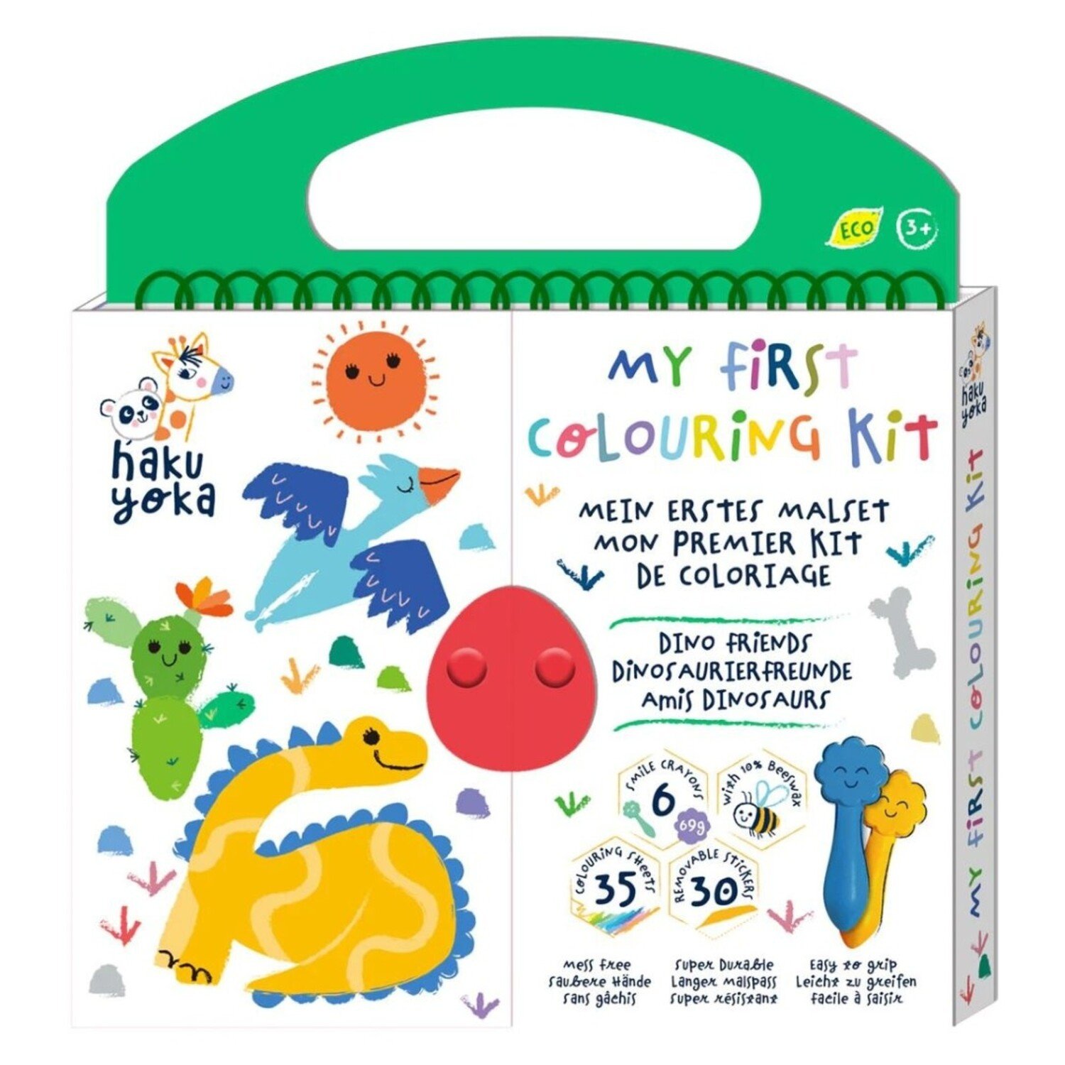 Dino Friends My First Coloring Kit