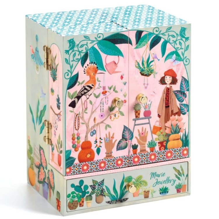 Djeco Secret Garden Musical Treasure Jewelry Box
