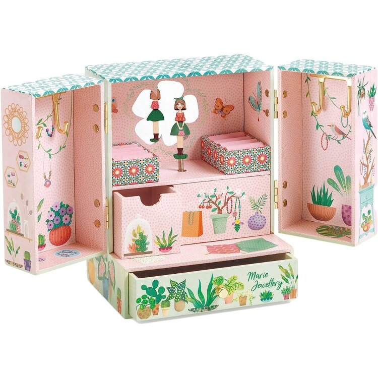 Djeco Secret Garden Musical Treasure Jewelry Box