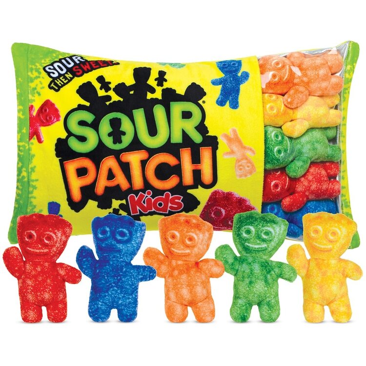 Iscream Sour Patch Kids Packaging Plush