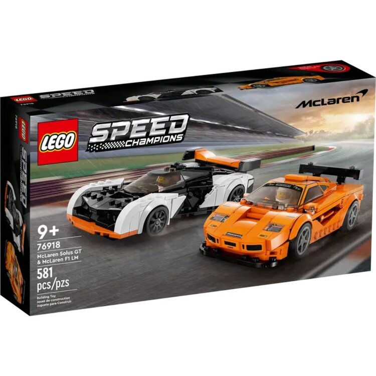 Lego McLaren Solus GT & MccLaren F1 LEGO Speed Champions