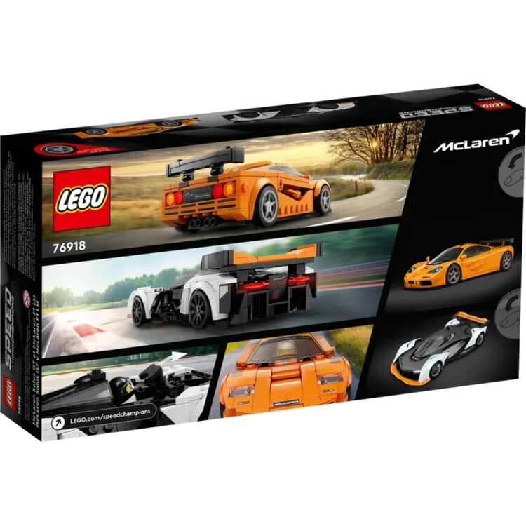 Lego McLaren Solus GT & MccLaren F1 LEGO Speed Champions