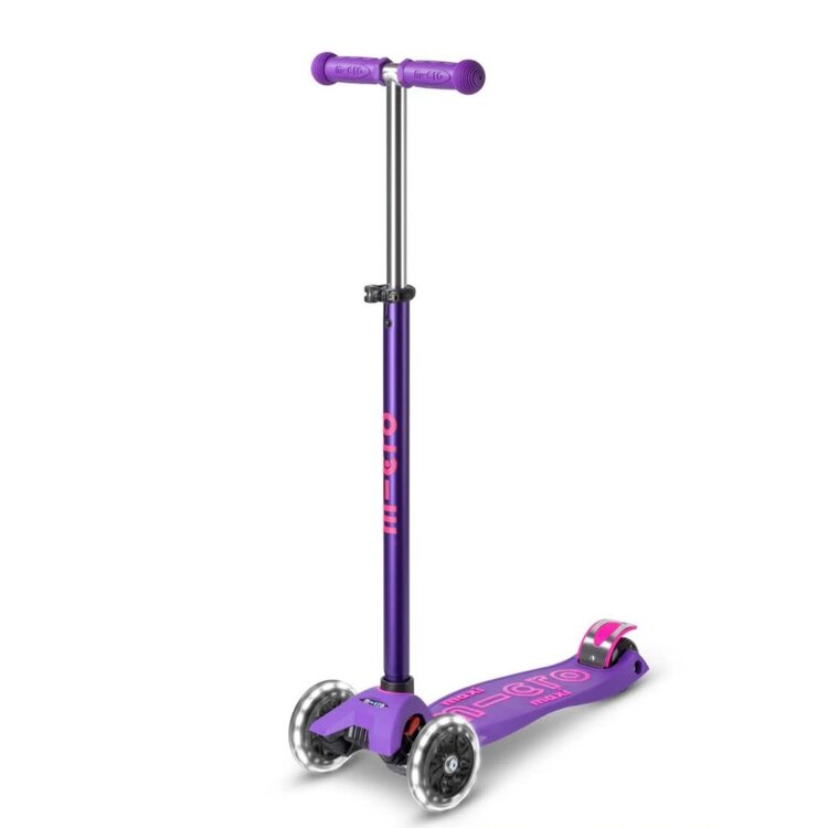 Micro Kickboard Purple LED Maxi Scooter
