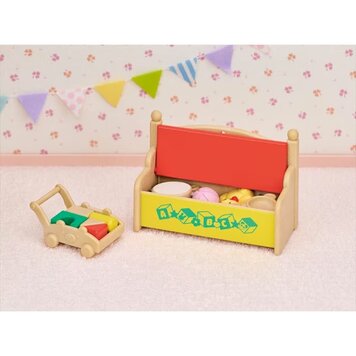Calico Critters Baby's Toy Box Snow Rabbit & Panda CC