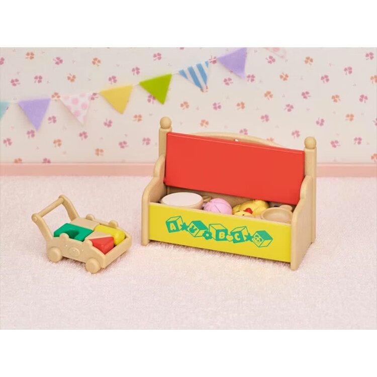 Calico Critters Baby's Toy Box Snow Rabbit & Panda CC