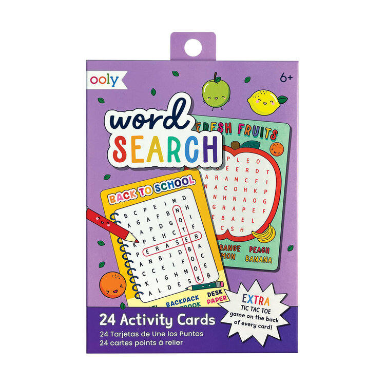 Ooly Word Search Activity Card