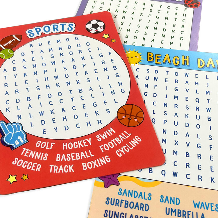 Ooly Word Search Activity Card