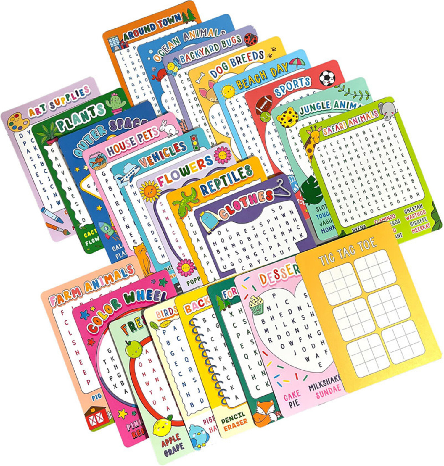 Word Search Activity Card - Mudpuddles Toys and Books