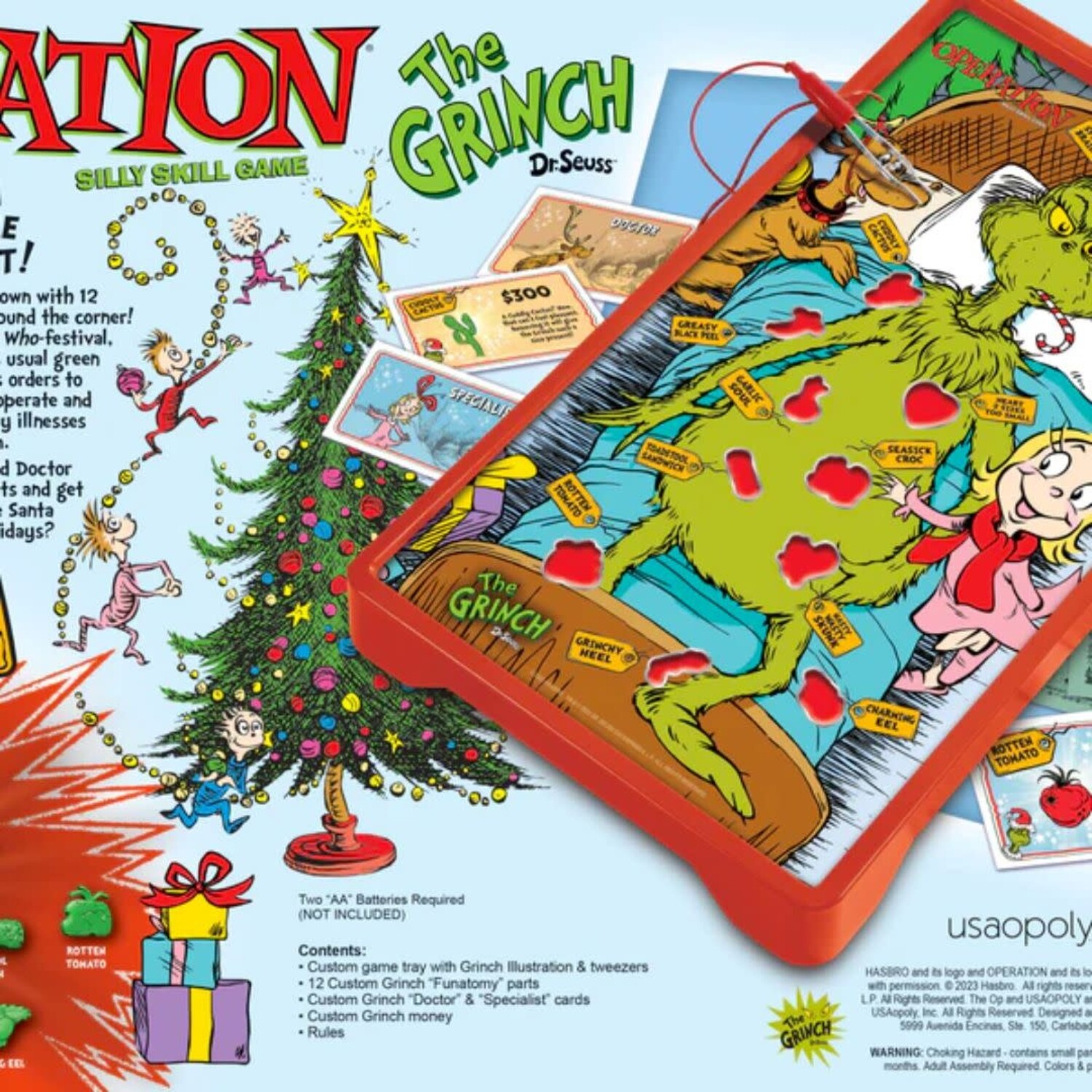 The Grinch Operation Game - Mudpuddles Toys and Books