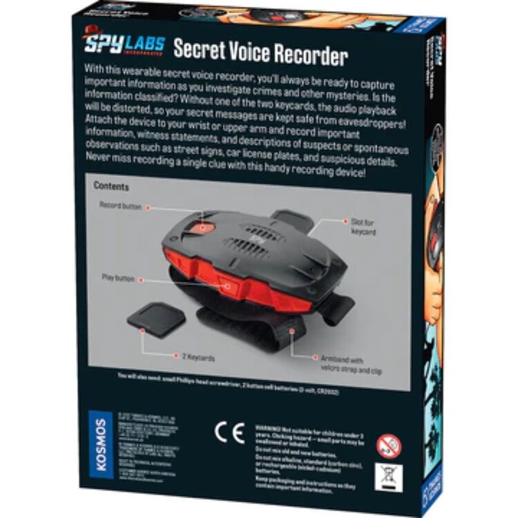 Thames & Kosmos Secret Voice Recorder Spy Labs