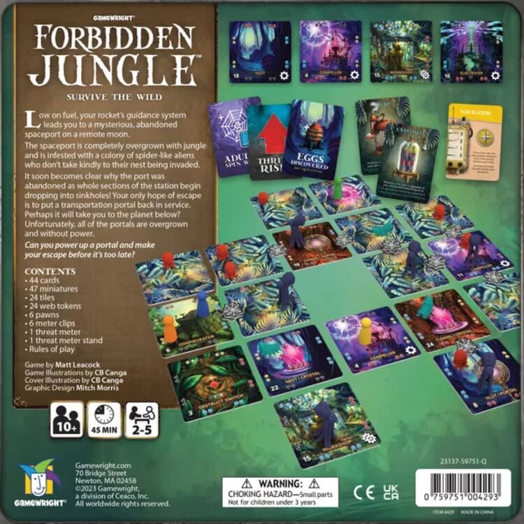 Gamewright Forbidden Jungle Game