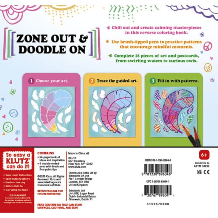 Klutz Brush Pen Doodles Klutz