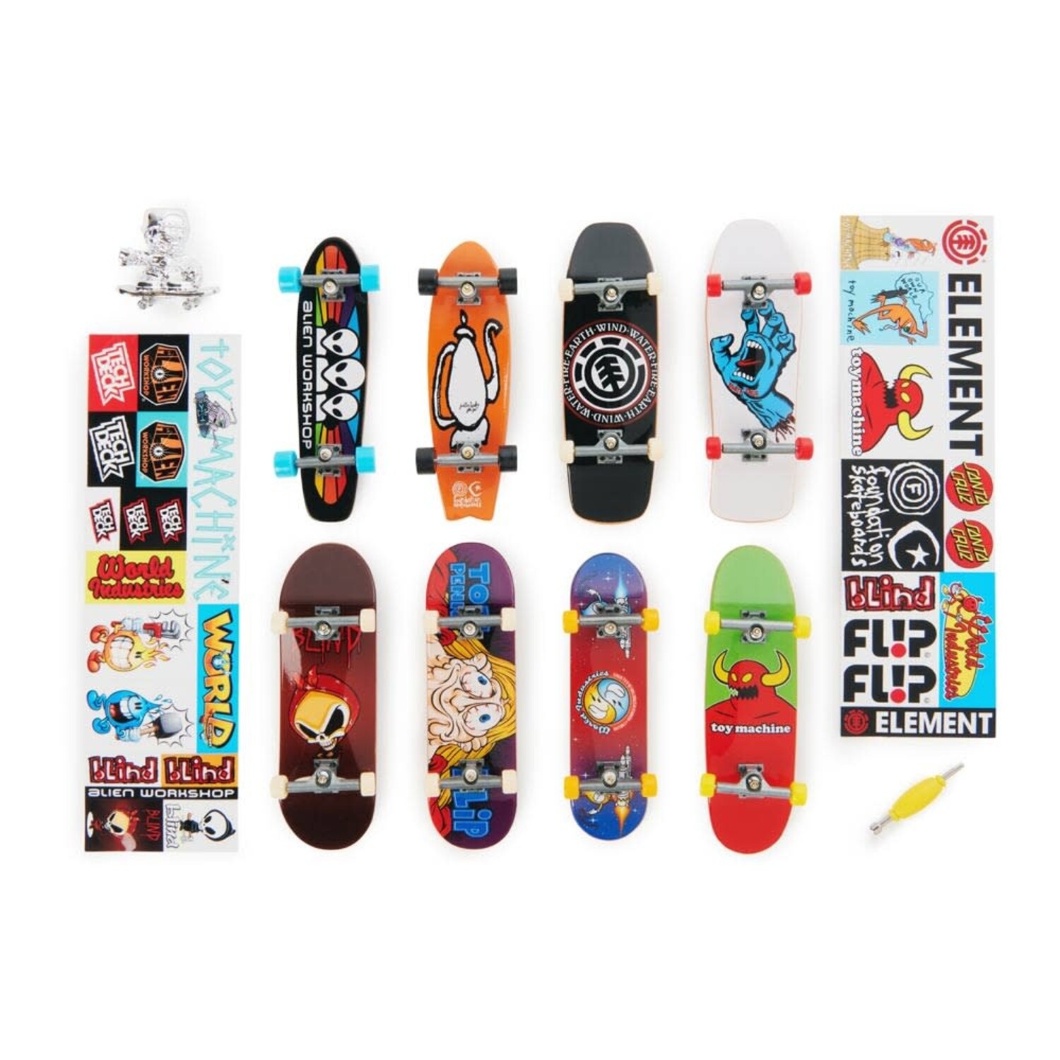 全国送料無料の通販 Tech Deck 25th Anniversary 8 Boards - Mudpuddles Toys and Books スケートボード
