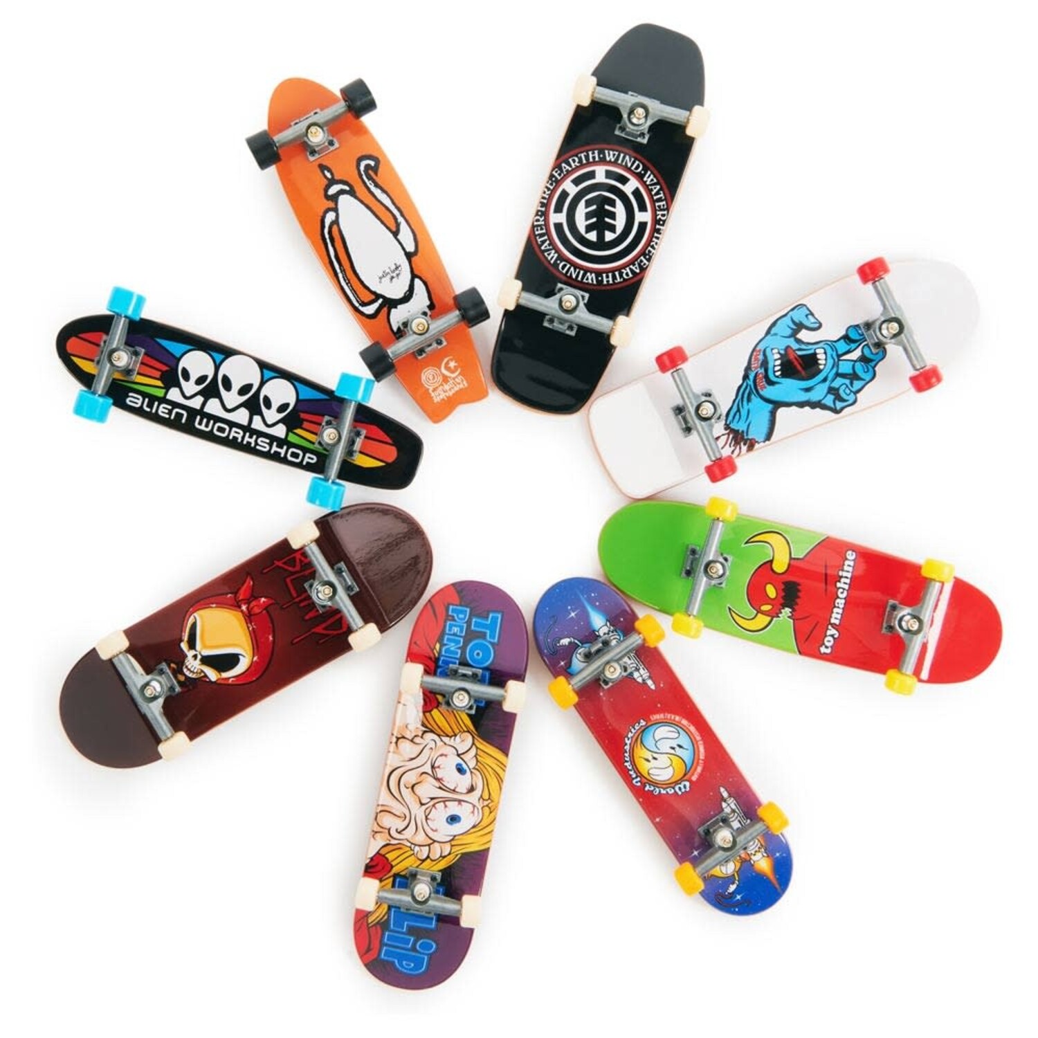 Tech Deck 25th Anniversary 8 Boards - Mudpuddles Toys and Books