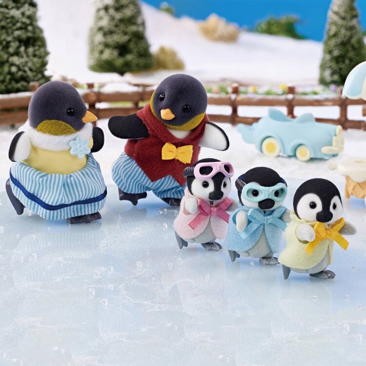 Calico Critters Waddles Penguin Family CC