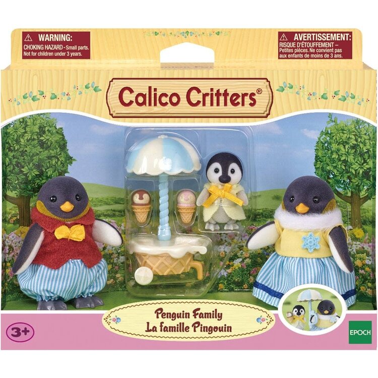 Calico Critters Waddles Penguin Family CC