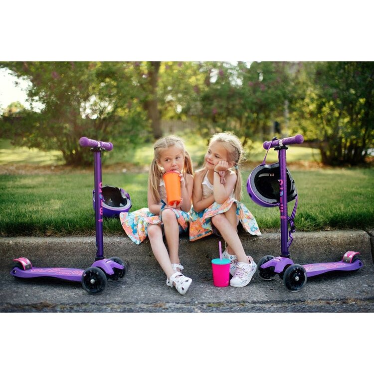 Micro Kickboard Purple LED Maxi Scooter