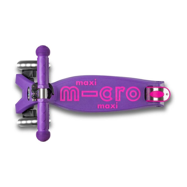 Micro Kickboard Purple LED Maxi Scooter