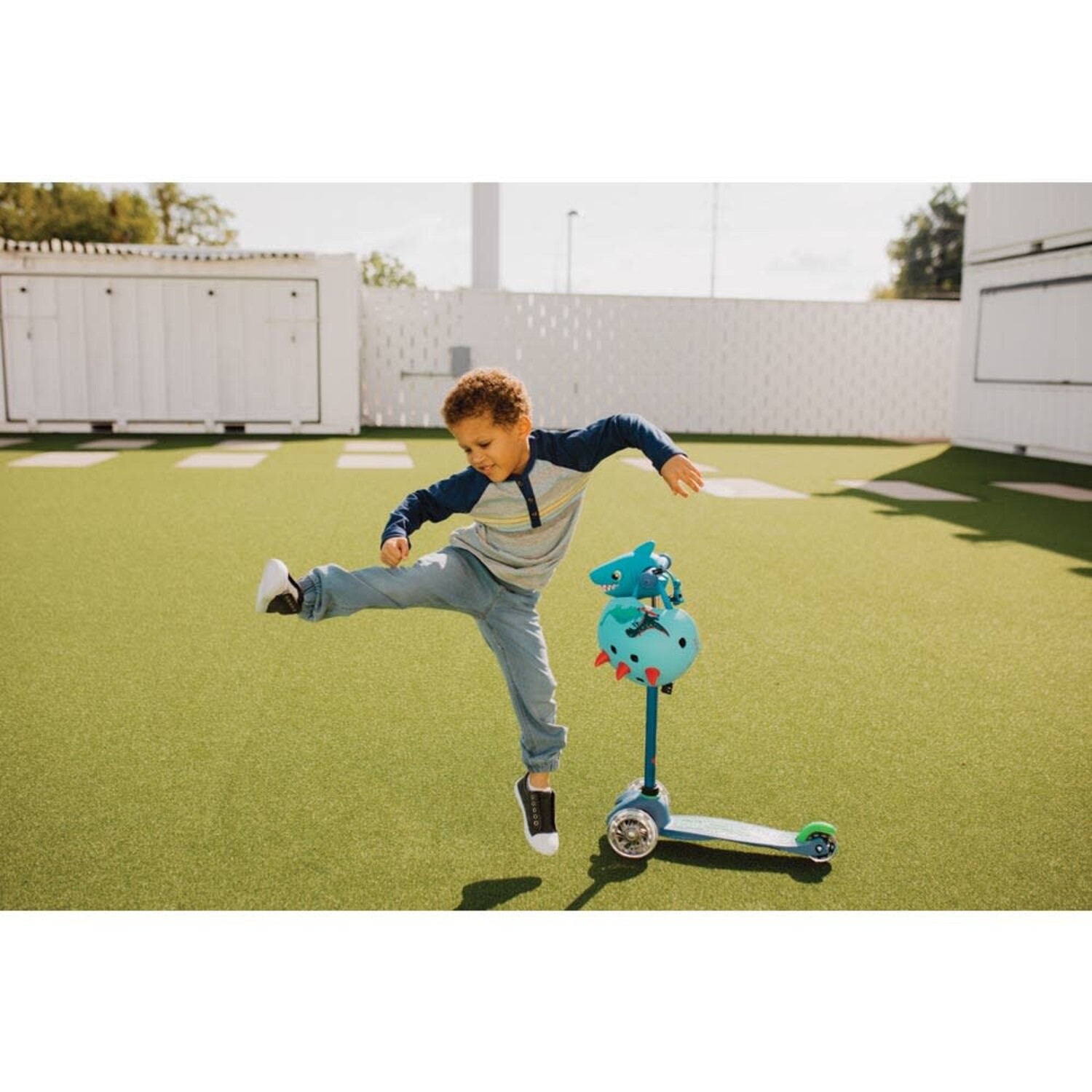 Crystal Blue LED Mini Scooter - Mudpuddles Toys and Books