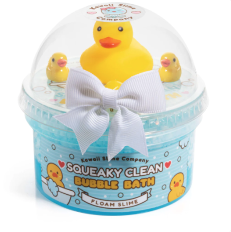 Squeaky Clean Bubble Bath Floam Kawaii Slime
